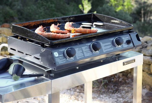 Guide pour cuisiner avec une plancha électrique en acier inoxydable